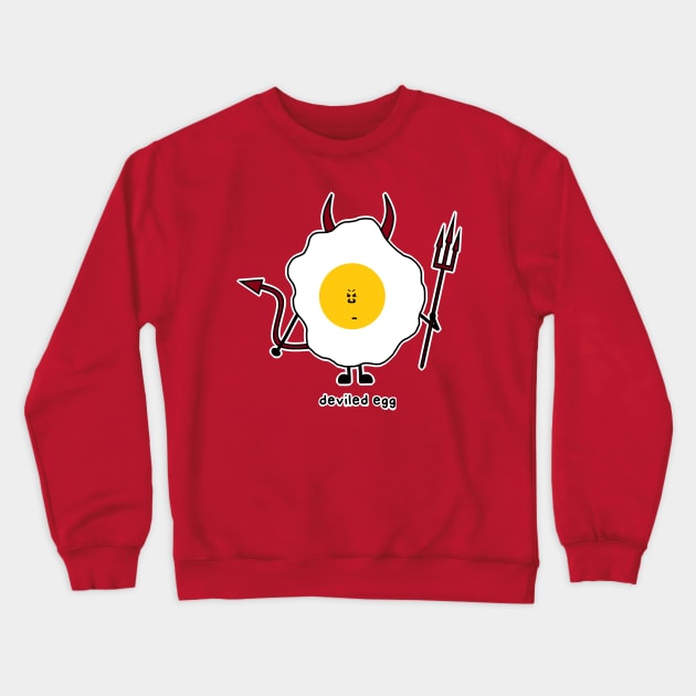 Deviled egg Crewneck Sweatshirt by paintbydumbers